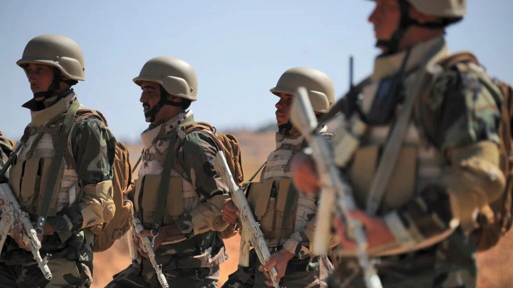 Syrian elite soldiers take part in Russian military training on 24 September, 2019 (AFP)