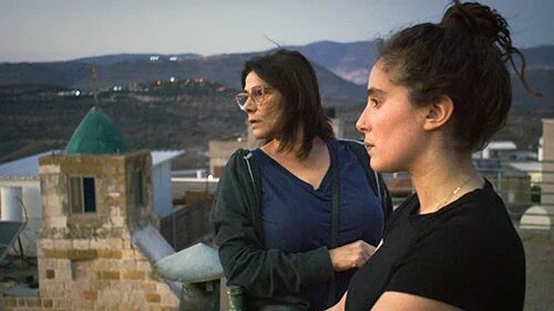 Hiam Abbass and Lina Soualem in Bye Bye Tiberias (Frida Marzouk/Beall Productions)