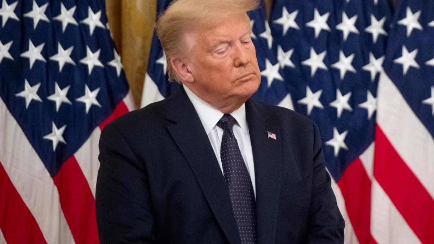 Le président américain Donald Trump s’exprime à Washington, le 17 juin (AFP)