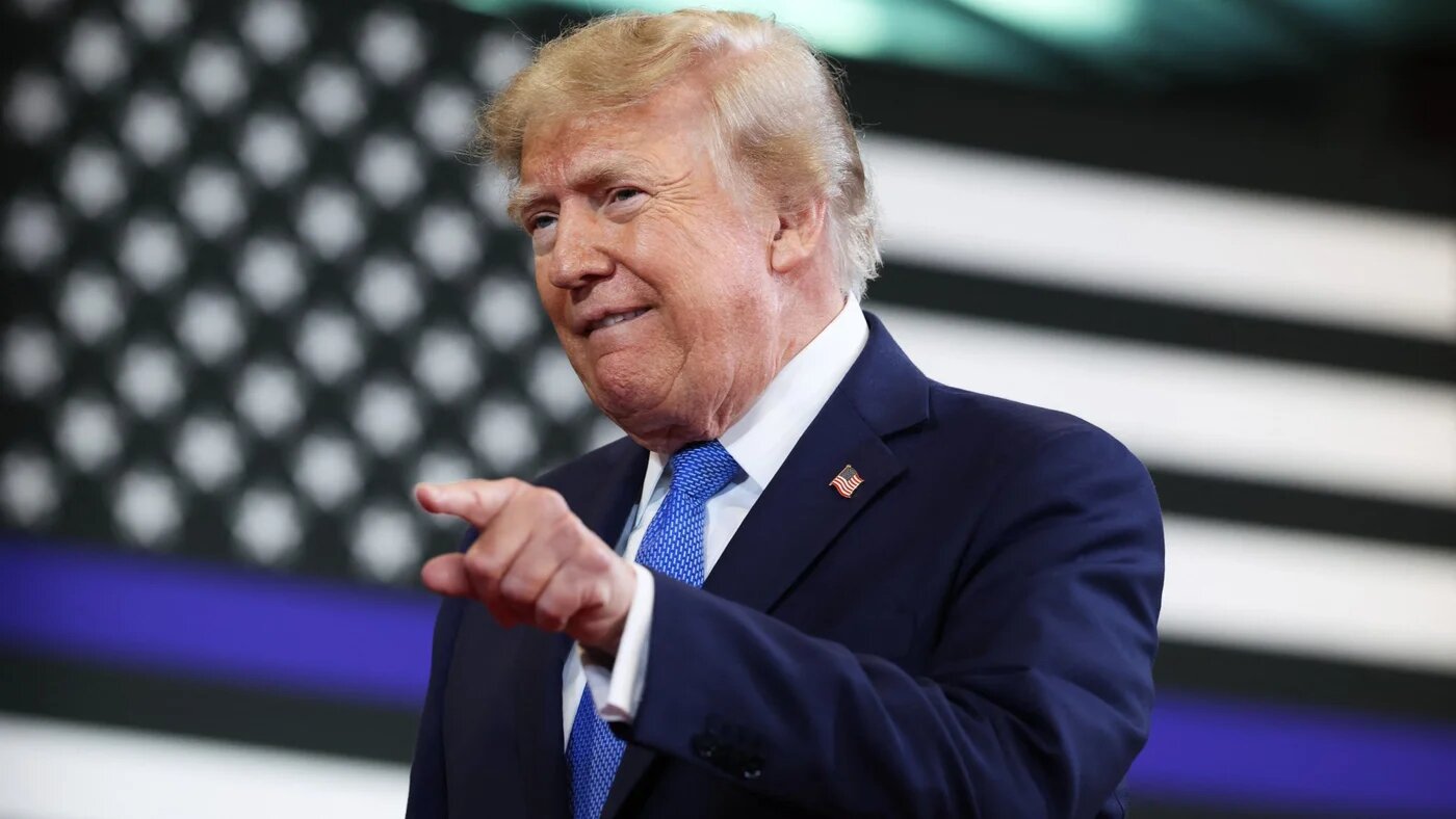 US President Donald Trump on 14 August 2026 in Garden City, New York (Samuel Corum/Getty Images via AFP)