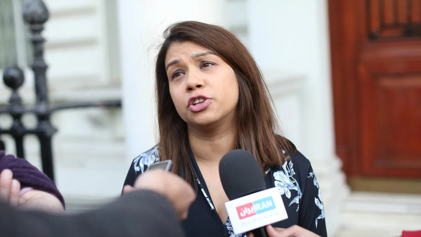 Labour Party MP Tulip Siddiq talks to the media in London on 17 June 2019 (AFP/Isabel Infantes)