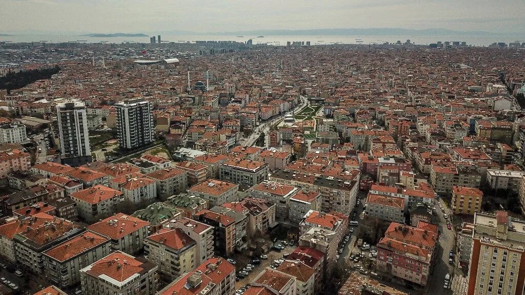 Vue générale du district de Bağcılar, à Istanbul (AFP/Ozan Kose)