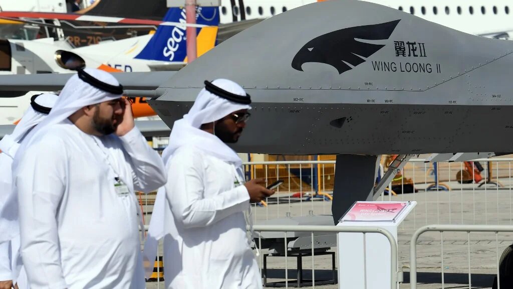 The UAE had purchased 15 Wing Loong drones and 350 Blue Arrow 7 missiles in 2017.
