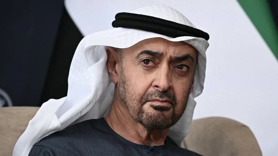 UAE President Mohammed bin Zayed Al Nahyan attends a meeting during the G7 summit in Evian, eastern France, on 16 June 2026 (Mandel Ngan/AFP)