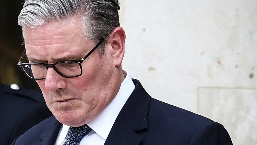 British Prime Minister Keir Starmer is pictured in Paris on 17 April 2026 (Tom Nicholson/AFP)