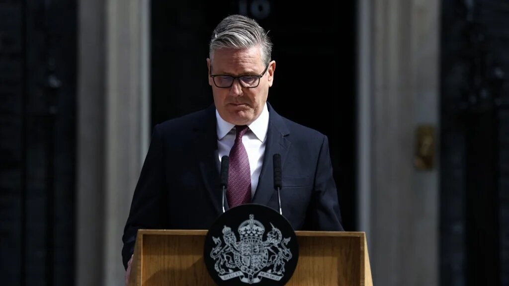 Prime Minister Keir Starmer announces his resignation in London on 22 June 2026, after a term characterised by policy U-turns and deep public unpopularity (Henry Nicholls/AFP)