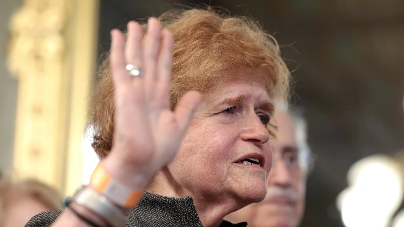 US antisemitism envoy Deborah Lipstadt is sworn in to her ceremonial office on 24 May 2022 in Washington.