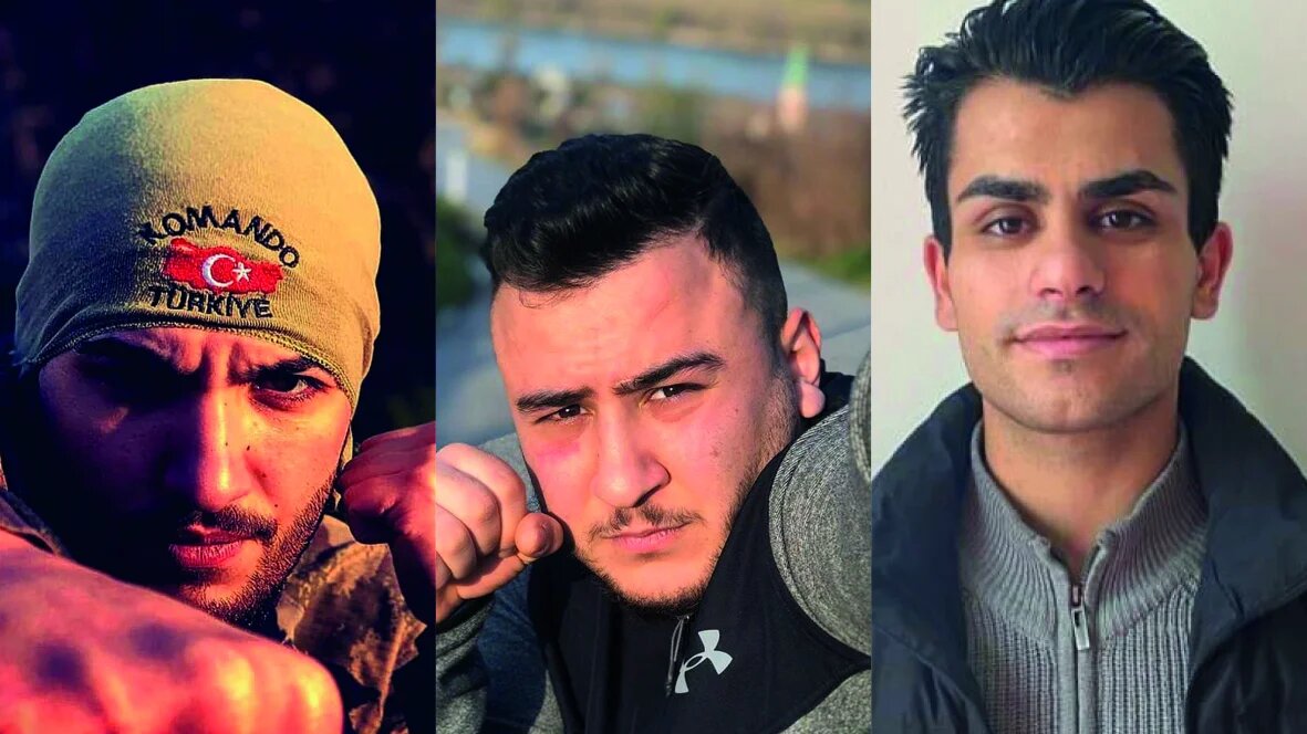 Recep Tayyip Gültekin, Mikail Özen et Oussama Abou al-Hosna (Twitter)