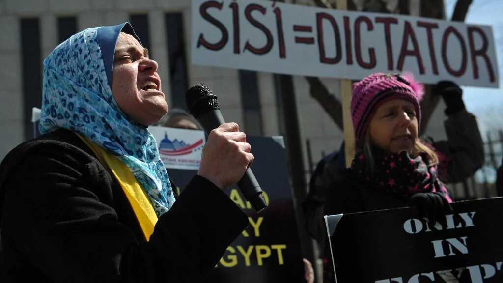 Human rights groups estimate there are around 60,000 political detainees in Egypt