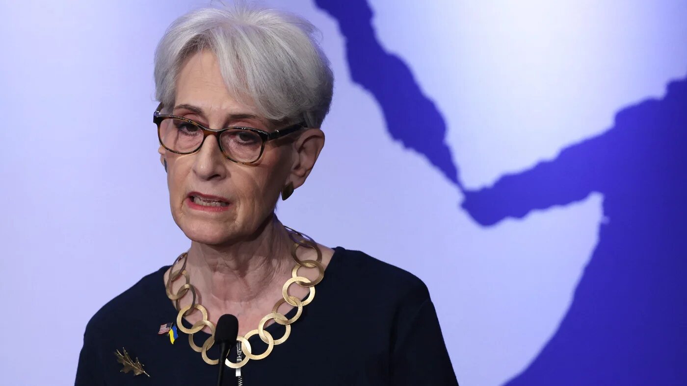 Former Deputy US Secretary of State Wendy Sherman speaks during an event in Washington, DC, 24 February, 2023 (AFP/Alex Wong)