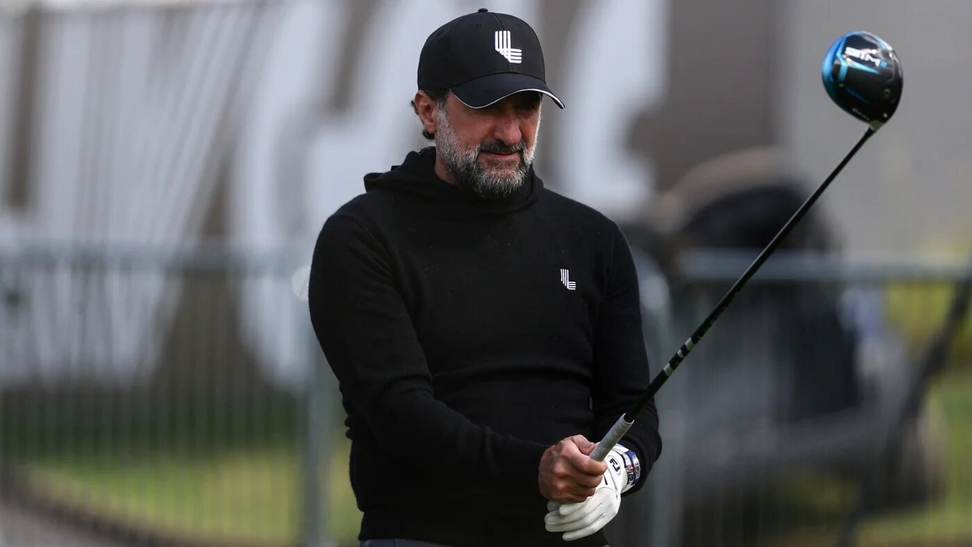 Yasir al-Rumayyan, président du Fonds d’investissement public d’Arabie saoudite, lors de l’événement LIV Golf Invitational Series, près de Londres, le 8 juin 2022 (AFP)