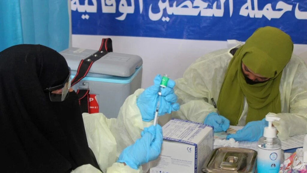 Yemen received 360,000 doses of the AstraZeneca vaccine on 31 March.