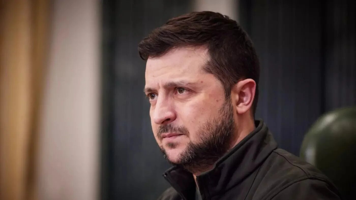 Ukrainian President Volodymyr Zelensky pictured in Kyiv in March 2022 (Ukrainian Presidential Press Service/AFP)