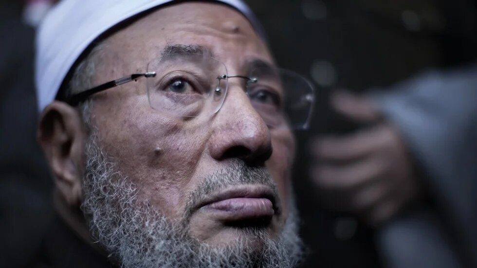Yusuf al-Qaradawi pictured in Cairo’s Tahrir Square on 18 February, 2011 (AFP)