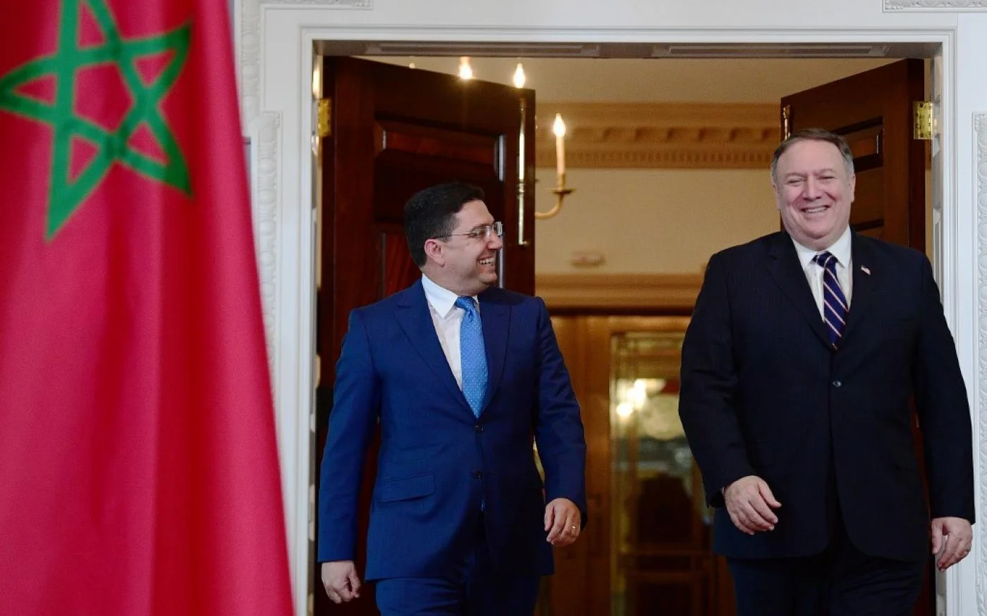 Photo : Le secrétaire d’État Mike Pompeo est le plus haut responsable américain à se rendre au Maroc depuis l’élection de Trump (AFP)