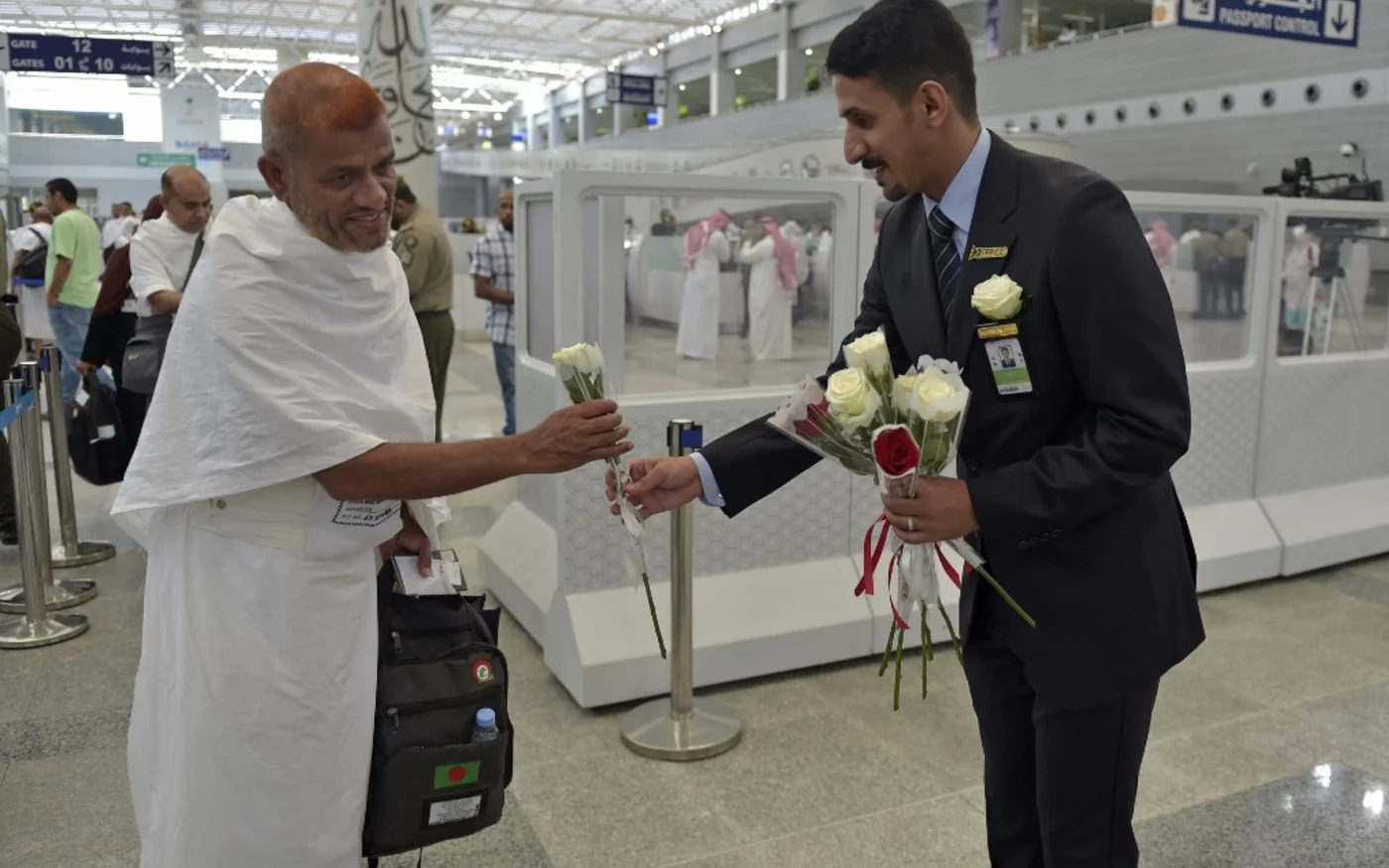 L’Arabie saoudite commence à accueillir les pèlerins assistant au pèlerinage annuel du hadj pour la première fois depuis la pandémie (AFP)