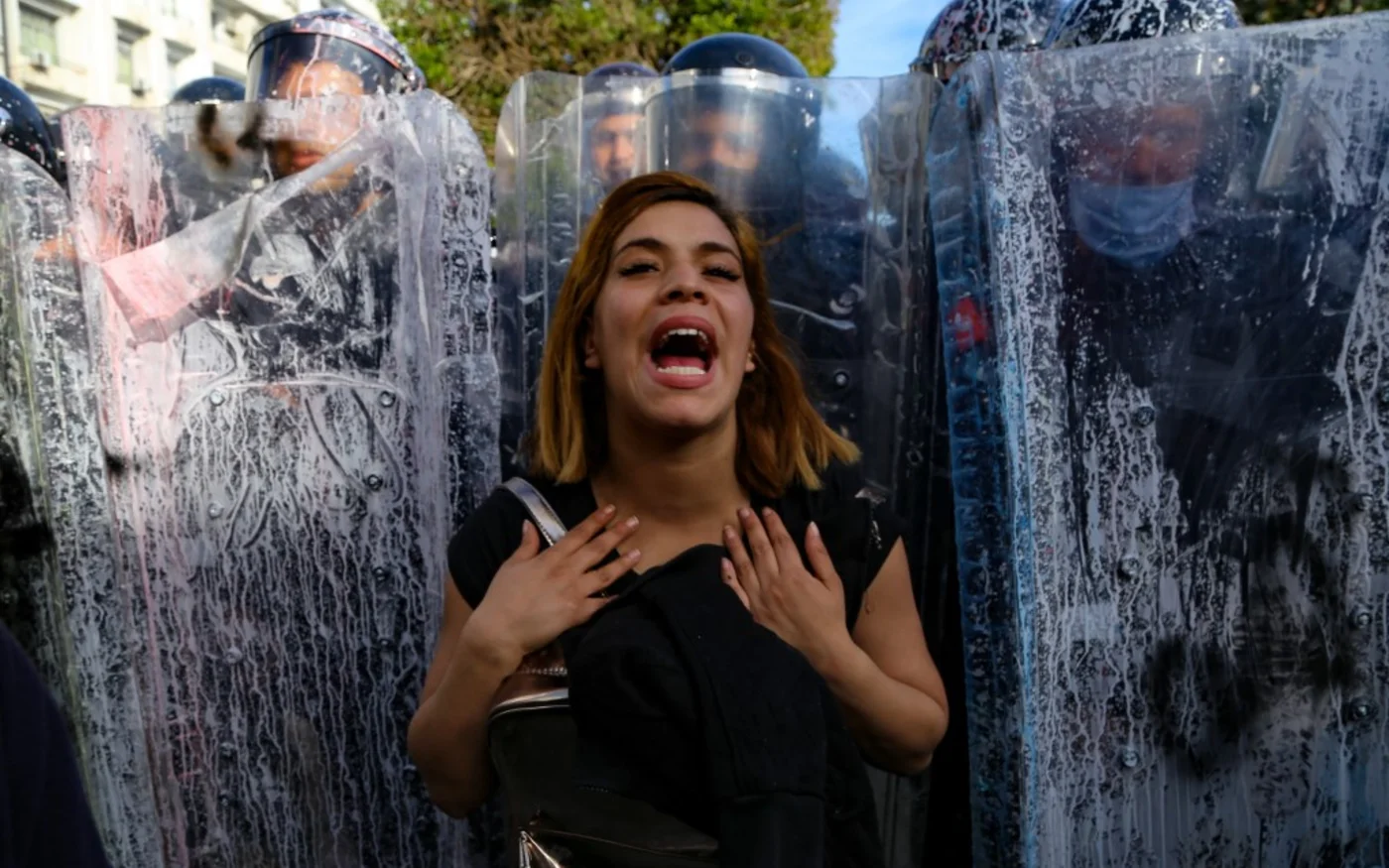 Samedi, plusieurs centaines de manifestants ont réclamé la « remise en liberté des fils de la nation » (AFP)