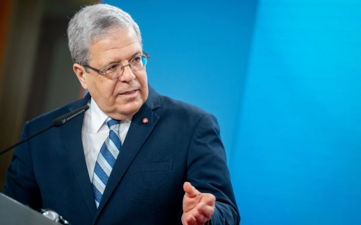 Ce nouveau gouvernement voit le retour d’Othman Jarandi, déjà ministre des Affaires étrangères sous Hichem Mechichi (AFP/Kay Nietfeld)
