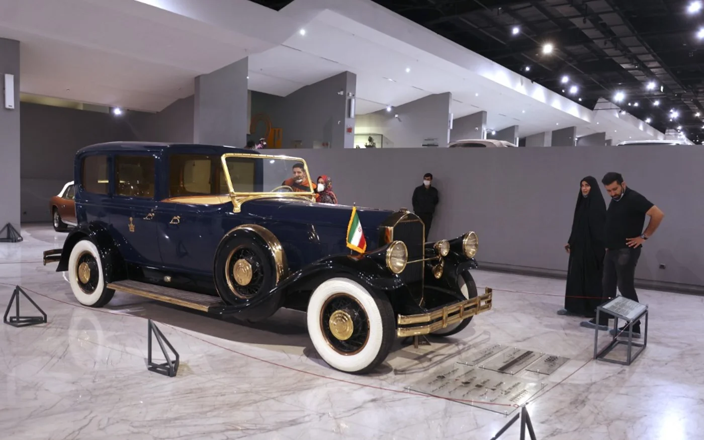 Le joyau du musée est l’américaine Pierce Arrow Model A,&nbsp;construite en 1930, qui fut à l’époque la voiture la plus chère des États-Unis (AFP/Atta Kenare)