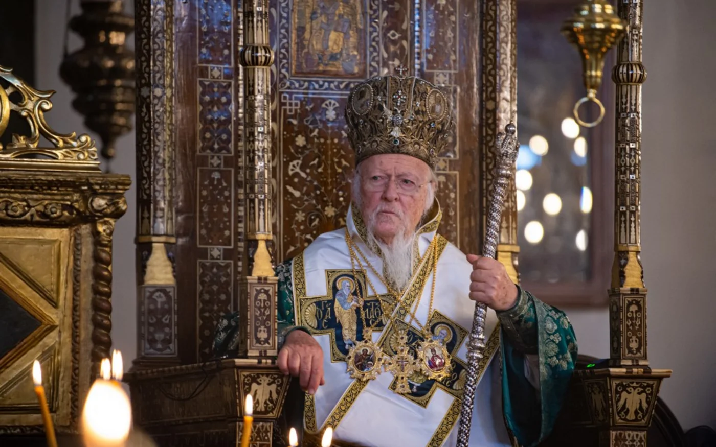 Le patriarche orthodoxe Bartholomée&nbsp;Ier a adressé une lettre au ministre de la Culture et du Tourisme, Mehmet Nuri Ersoy, pour lui faire part de ses préoccupations concernant l’usage de l’ancien monastère (AFP/Yasin Akgul)