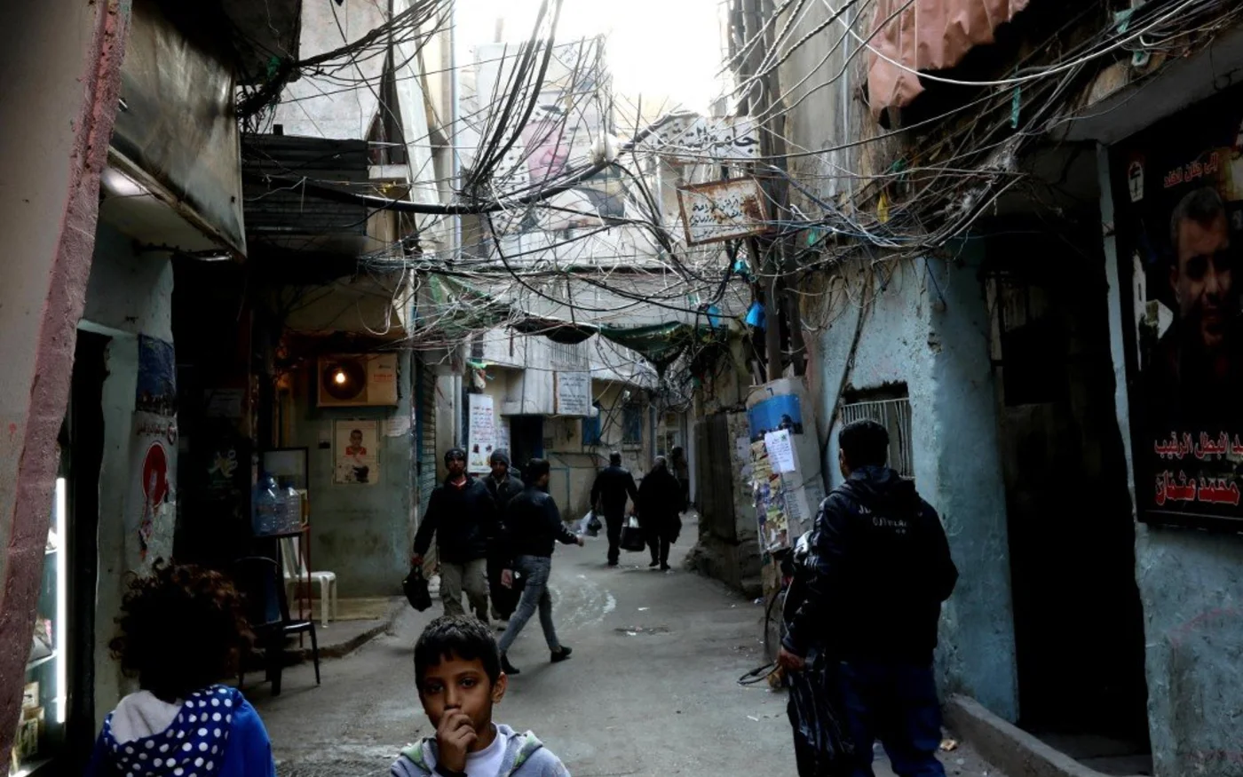 Dans le camp de réfugiés de Chatila au Liban (AFP)