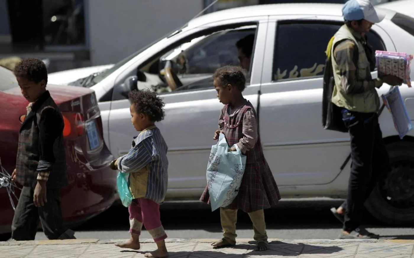 Environ 24 millions de Yéménites, plus de 80% de la population, sont au bord de la famine et 14,3 millions ont un besoin urgent d’aide, selon la Banque mondiale (AFP)