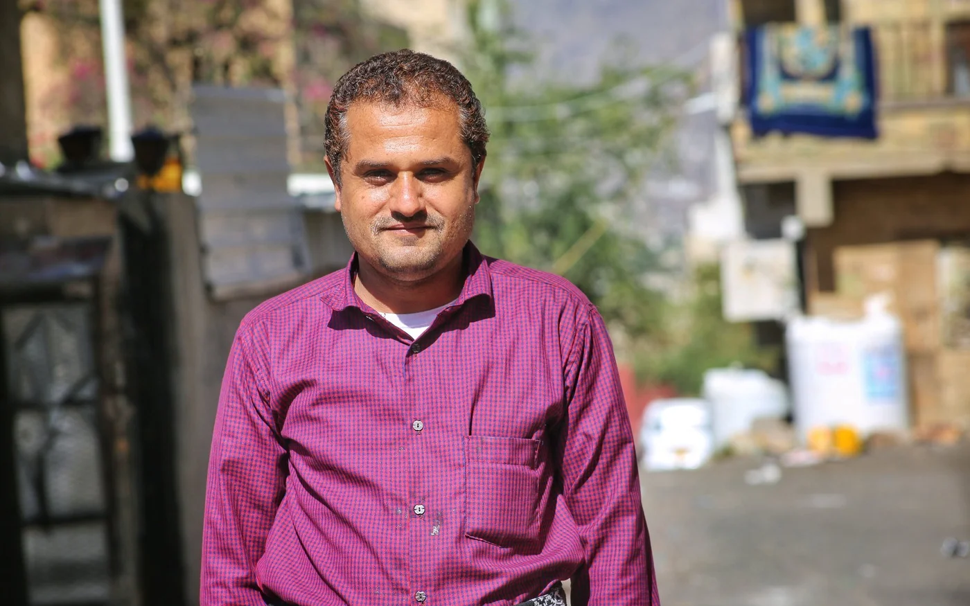 Adel al-Hammadi est resté coincé chez lui pendant onze jours (MEE/Khalid al-Banna)