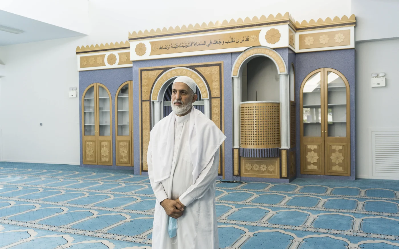 Zaki, l’imam chargé des prières en arabe et des prêches en grec (MEE/Demetrios Ioannou)