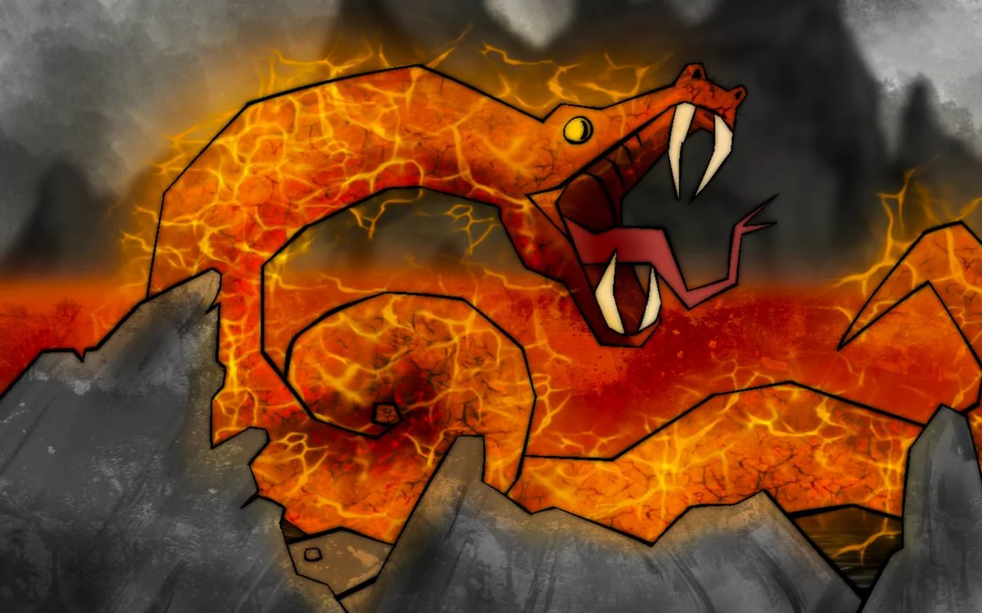 Falak présente de nombreuses similitudes avec Jörmungand, une créature du folklore nordique (MEE/Mohamad Elaasar)