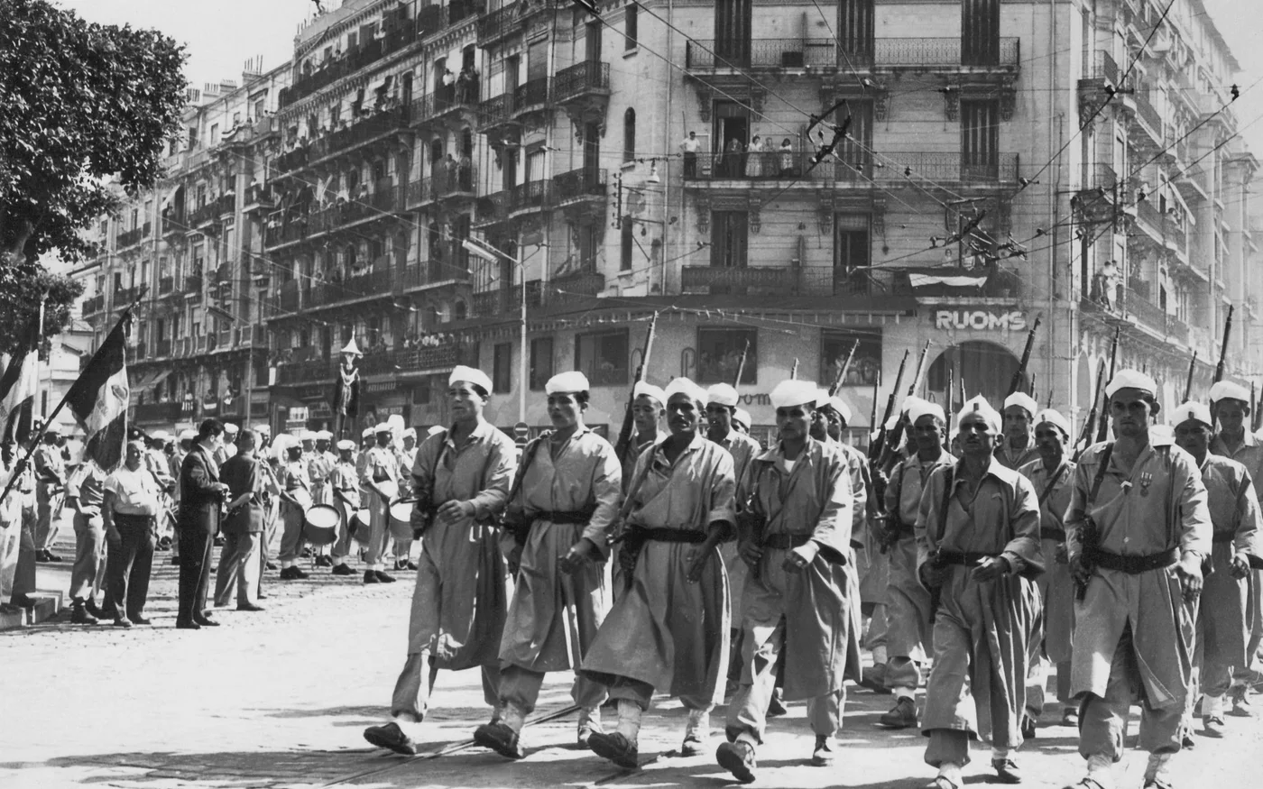 La plupart des harkis étaient issus d’un milieu paysan et ont servi en tant qu’auxiliaires ou au sein de l’infanterie (AFP/Jacques Grevin)