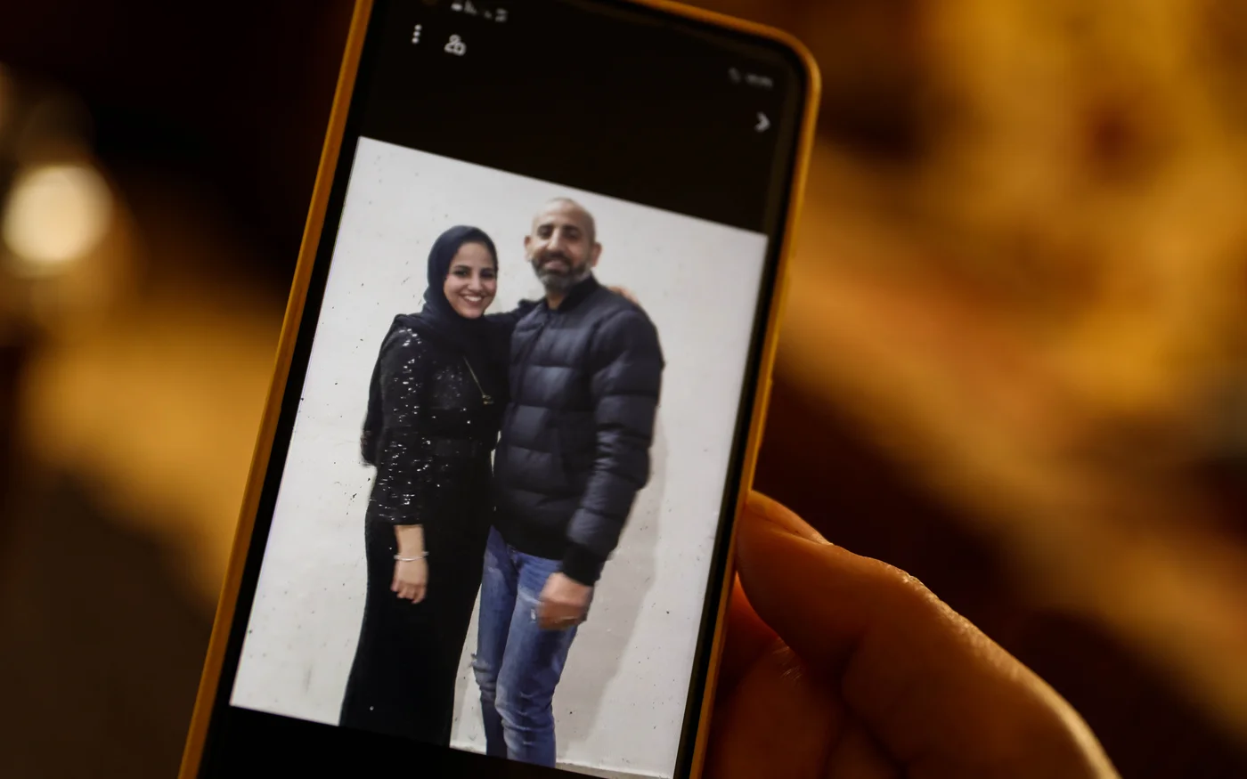 Niveen and Sami Gharqoud. March 2021 (Mohammed A. Alhajjar)