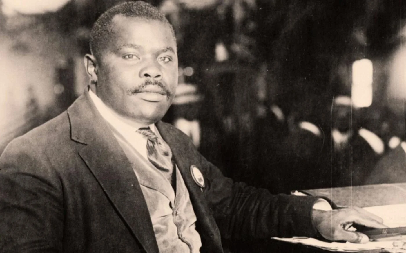 Marcus Garvey a contribué à populariser l’idée que les Européens s’étaient approprié les prouesses des Noirs dans l’Égypte antique (Wikimedia)
