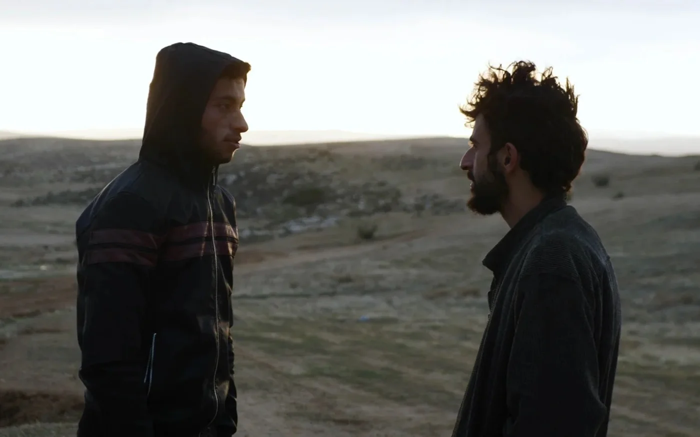 Basel Adra and Yuval Abraham in the occupied West Bank