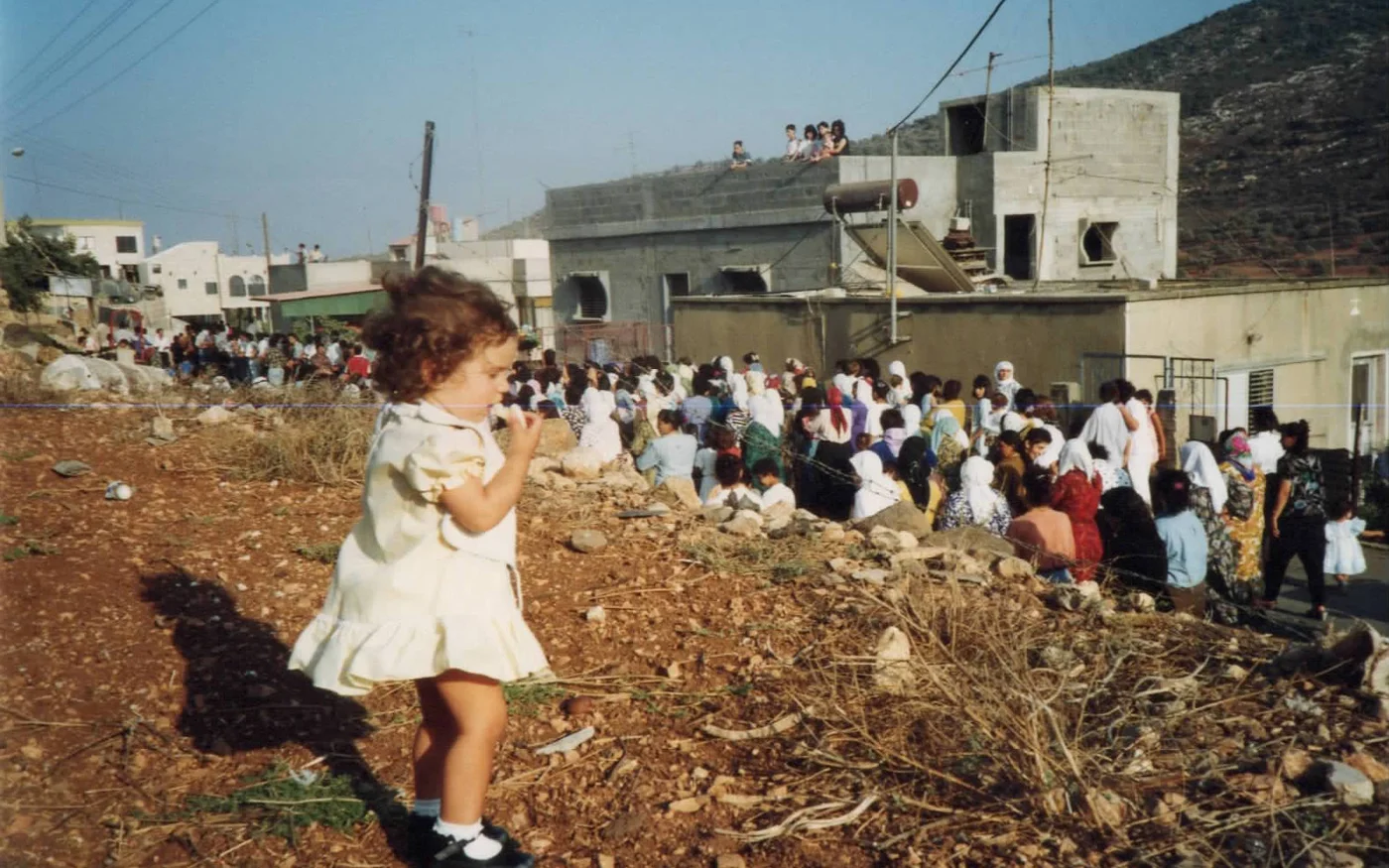 Lina Soualem, enfant, en Galilée (avec l’aimable autorisation de Lina Soualem)