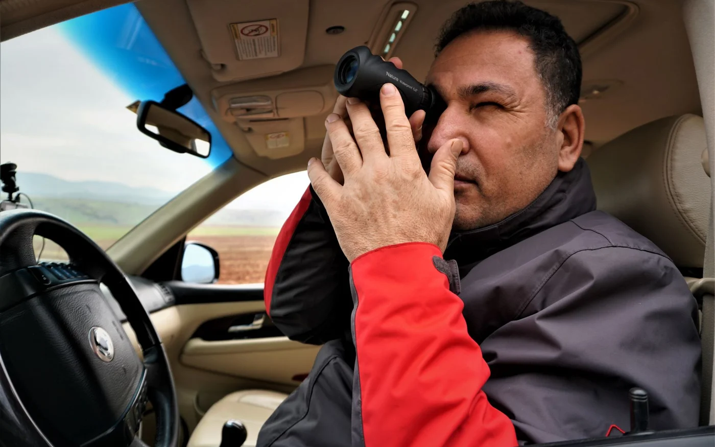 Le professeur Yaşar Ergün a repéré les gazelles en 2008, elles étaient alors à peine une centaine (MEE/Nimet Kıraç)