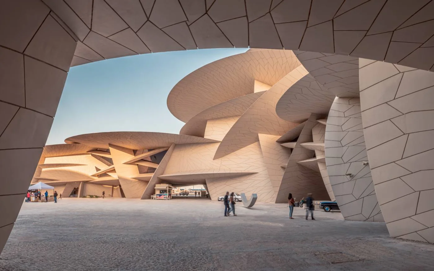 Le Musée national du Qatar propose une architecture accrocheuse (CC/Abdullah Ghatasheh)