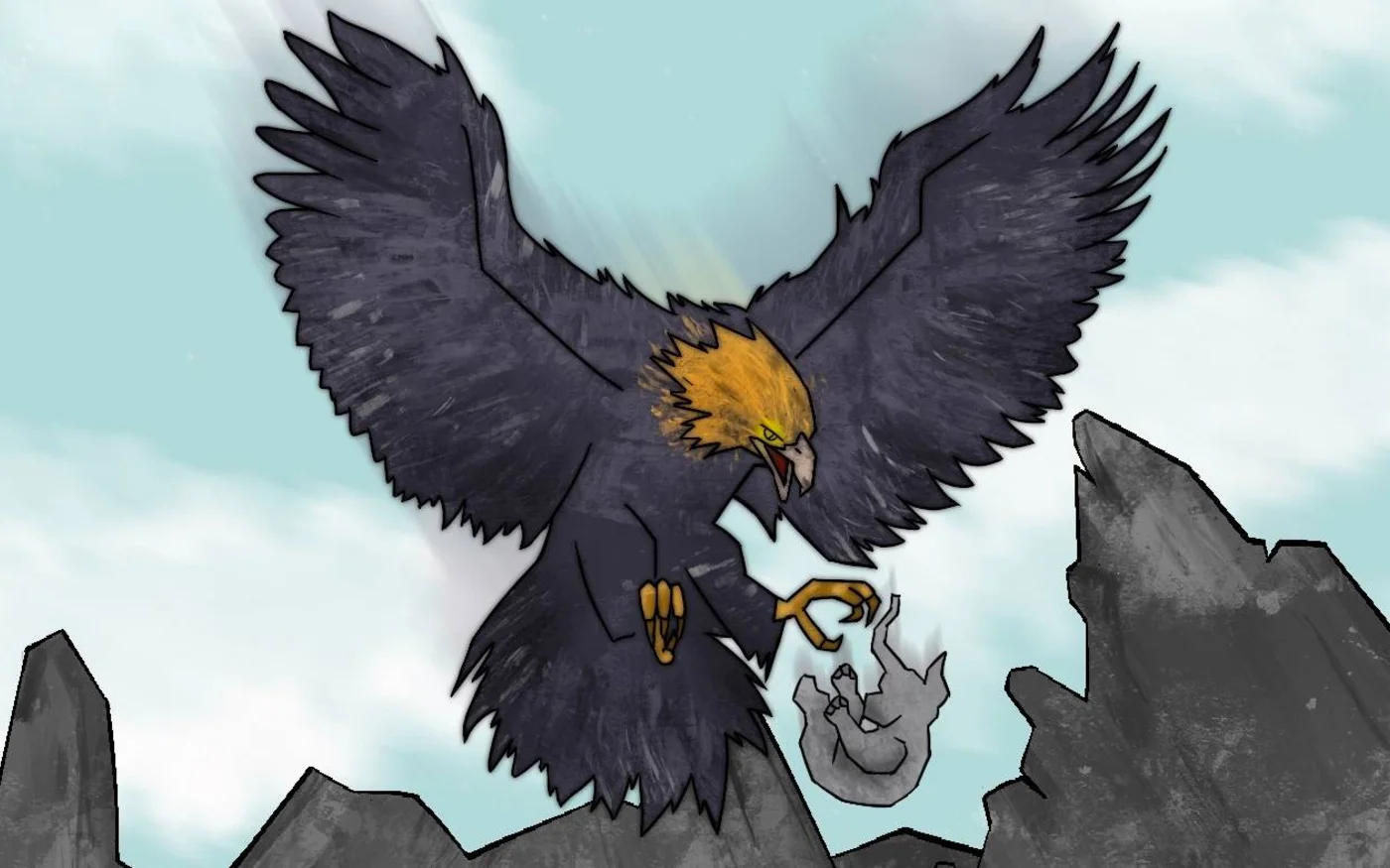 Le rokh s’apparente au phénix de la mythologie égyptienne et pourrait être né de ce mythe (MEE/Mohammad Elaasar)