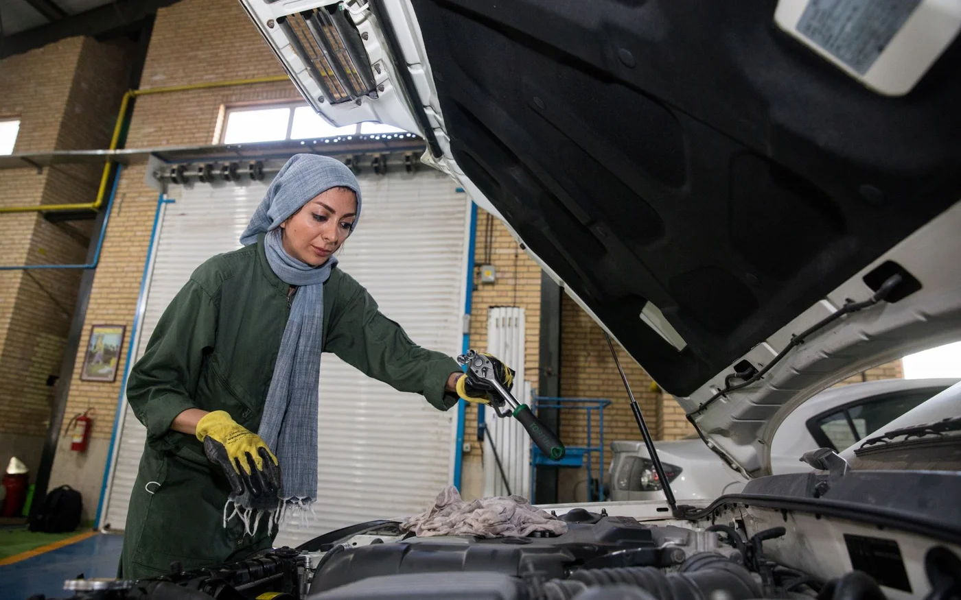 La panne de son véhicule a conduit Sahar Beygi à changer de carrière (avec l’aimable autorisation d’Amir Kholousi)