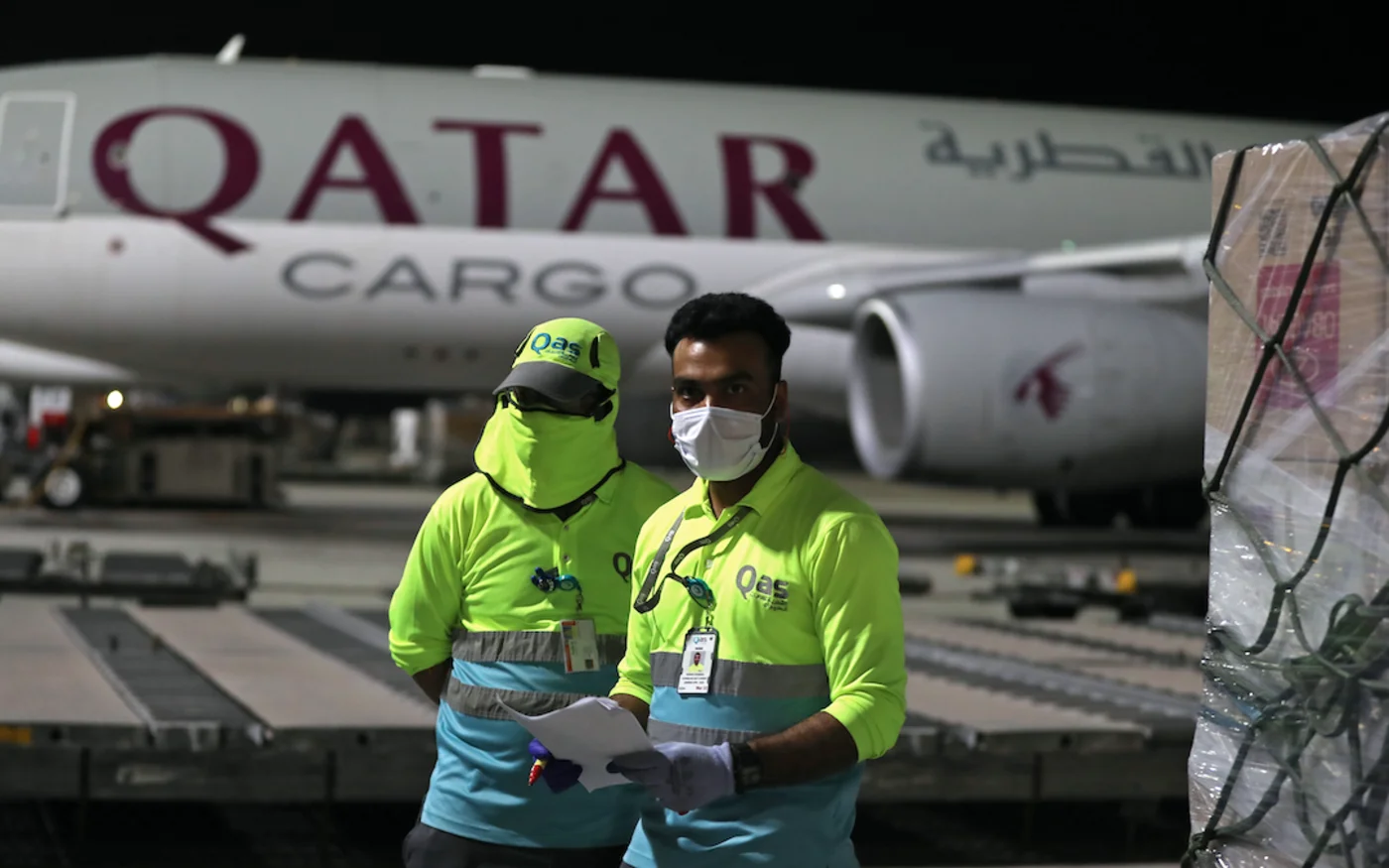 L'aéroport international Hamad, à Doha, le 28 avril 2020 (AFP)