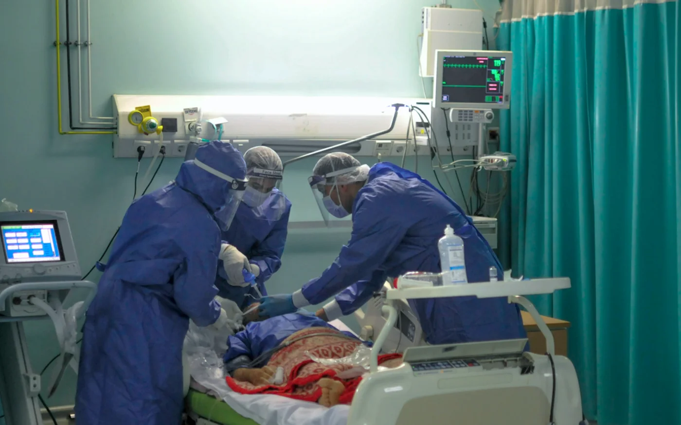 L'hôpital Sheikh Zayed, au Caire, le 29 avril 2020 (AFP)