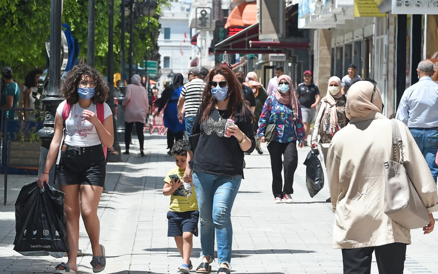 L'avenue Habib Bourguiba, à Tunis, le 12 mai 2020 (AFP)