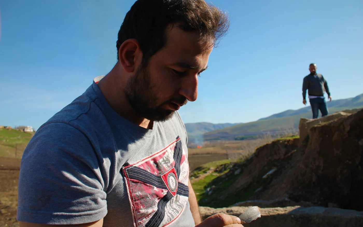 Cüneyt Çelikbaş (ci-dessus) et son frère ont travaillé sur les fouilles de Başur Höyük pendant plus d’une décennie et pense que tout n’a pas été découvert (Nimet Kıraç)