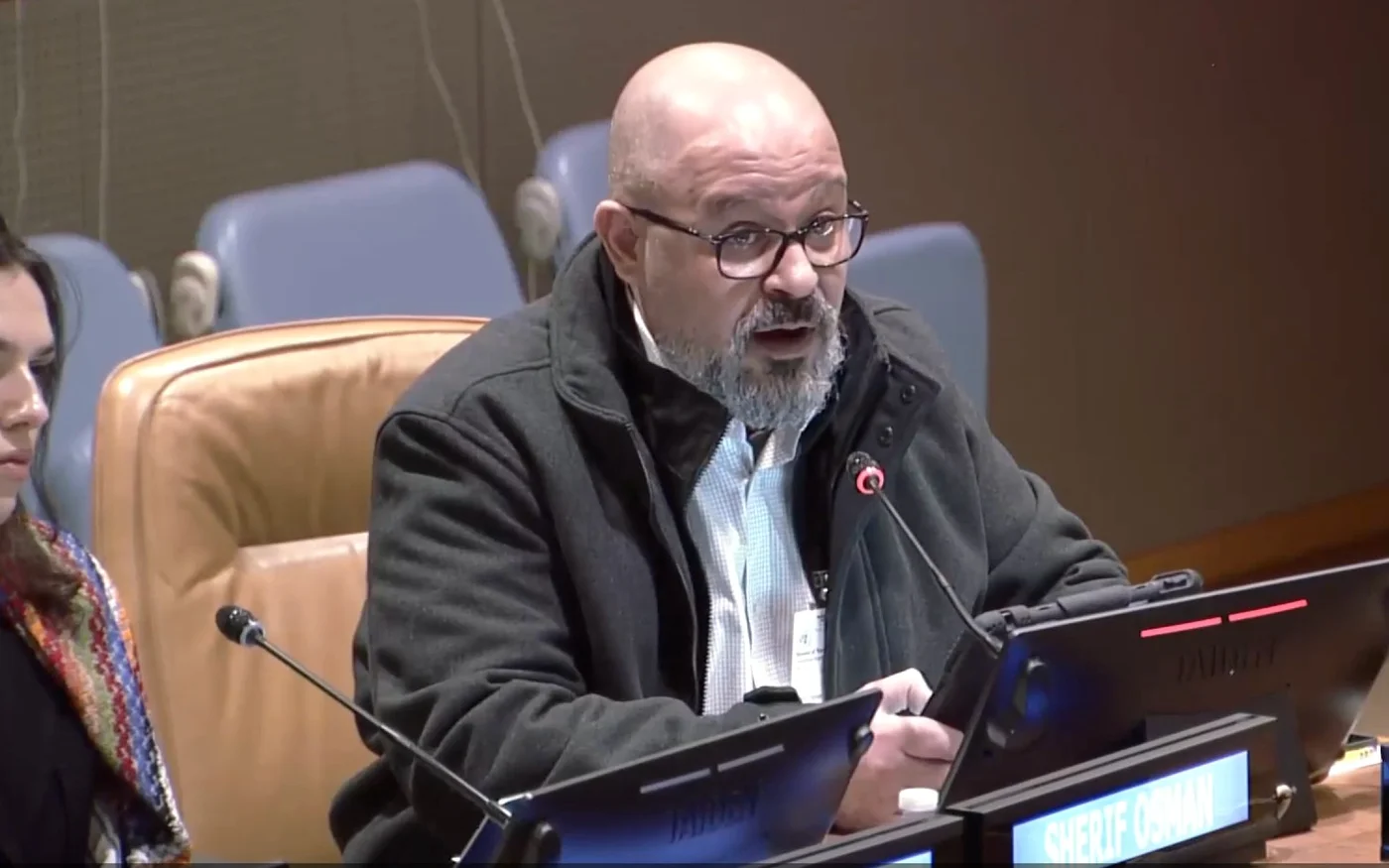  transnational repression during an event at the United Nations headquarters - October 30, 2024.