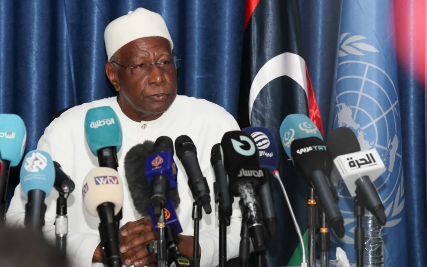 Le plan d’Abdoulaye Bathily pour amener la Libye à des élections cette année a été élaboré pendant plus de six mois (AFP/Mahmud Turkia)