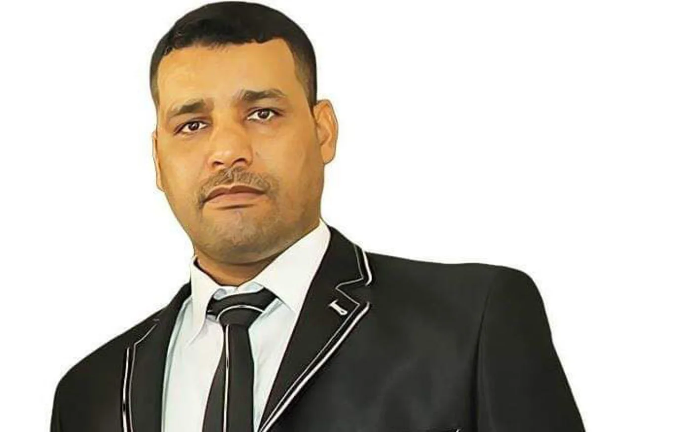 Azeb Chikh Adel, journaliste, détenu dans la ville d'El Oued, pour avoir couvert un rassemblement de protestation (Facebook)