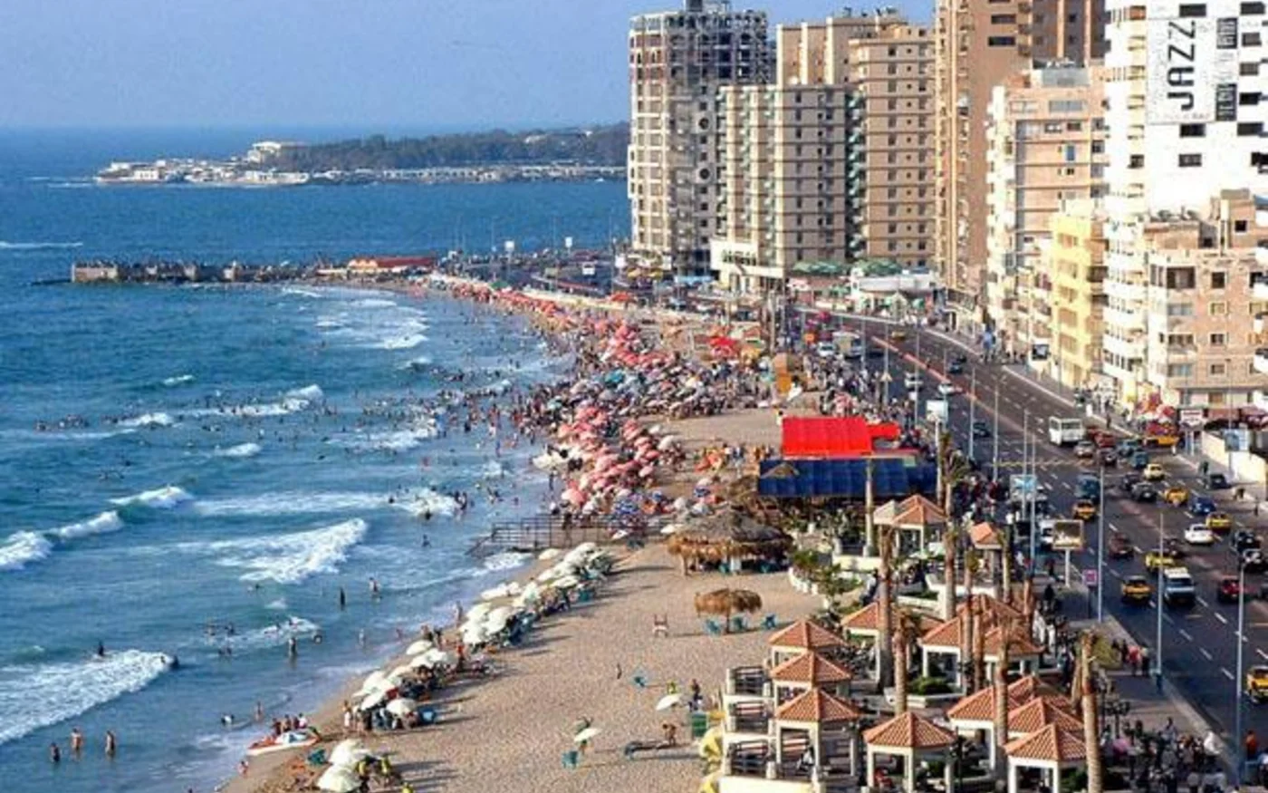 Plage de Beau Rivage à Alexandrie, en 2016 (Twitter)