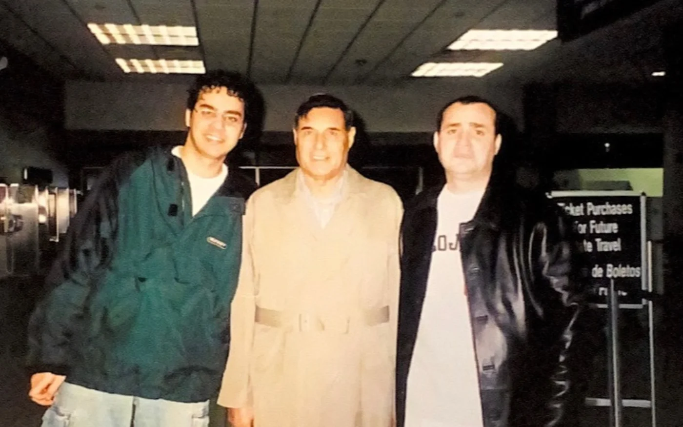 Lillian Abelbaisi's grandfather, who fled the village of Qaqun in 1948 by foot at the age of thirteen, and her two uncles (Provided by Abelbaisi)