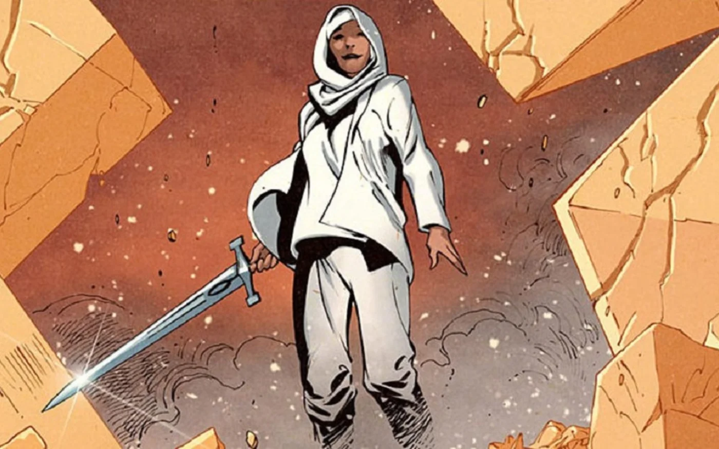 Faiza Hussain est apparue pour la première fois en&nbsp;2008 dans la série de comics Captain Britain and MI13 (Marvel)