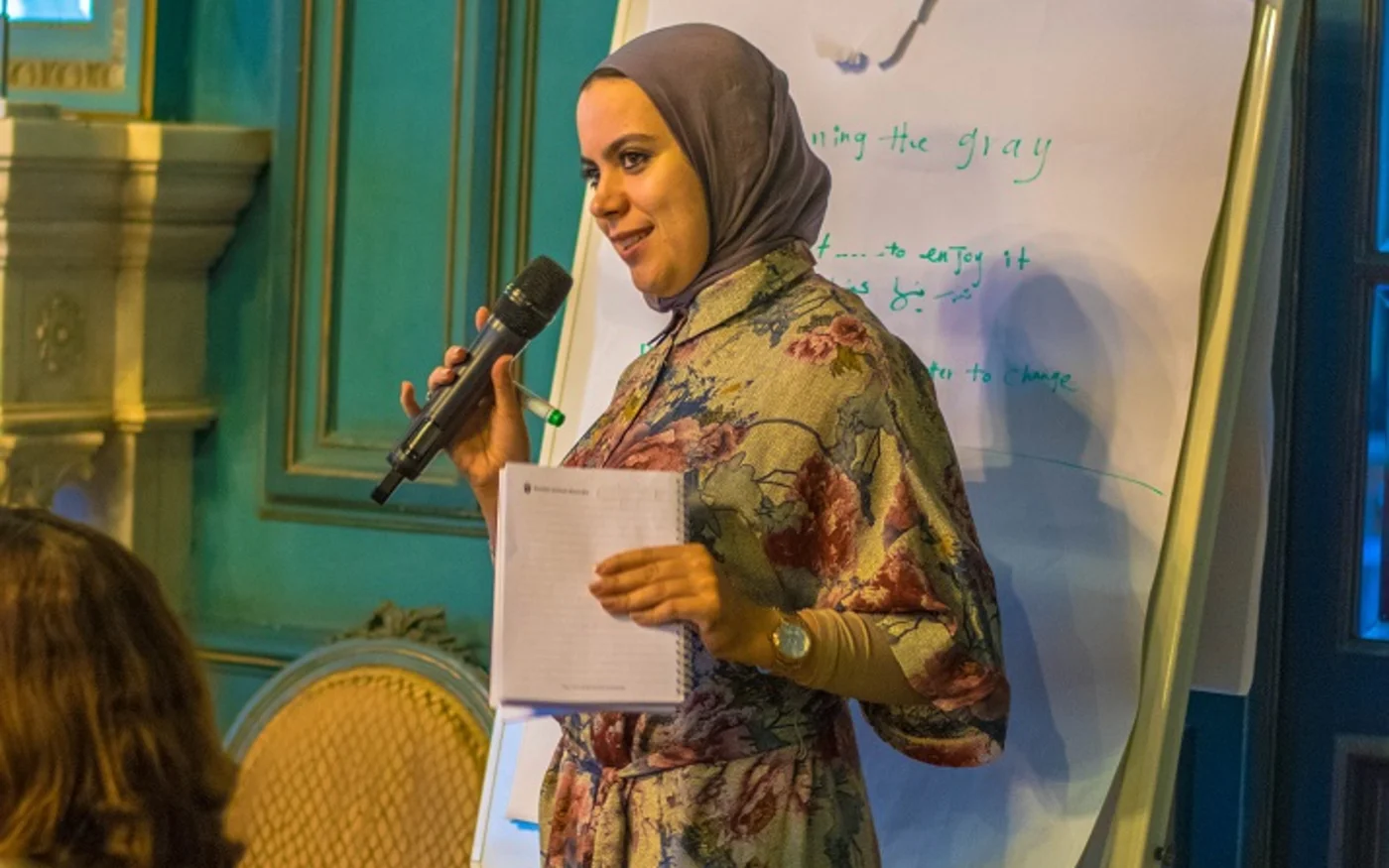 « C’est un vaste sujet et je ne savais pas par où commencer. Alors j’ai commencé à former un réseau », a déclaré Hajar Khamlichi (MEE/Hajar Khamlichi)