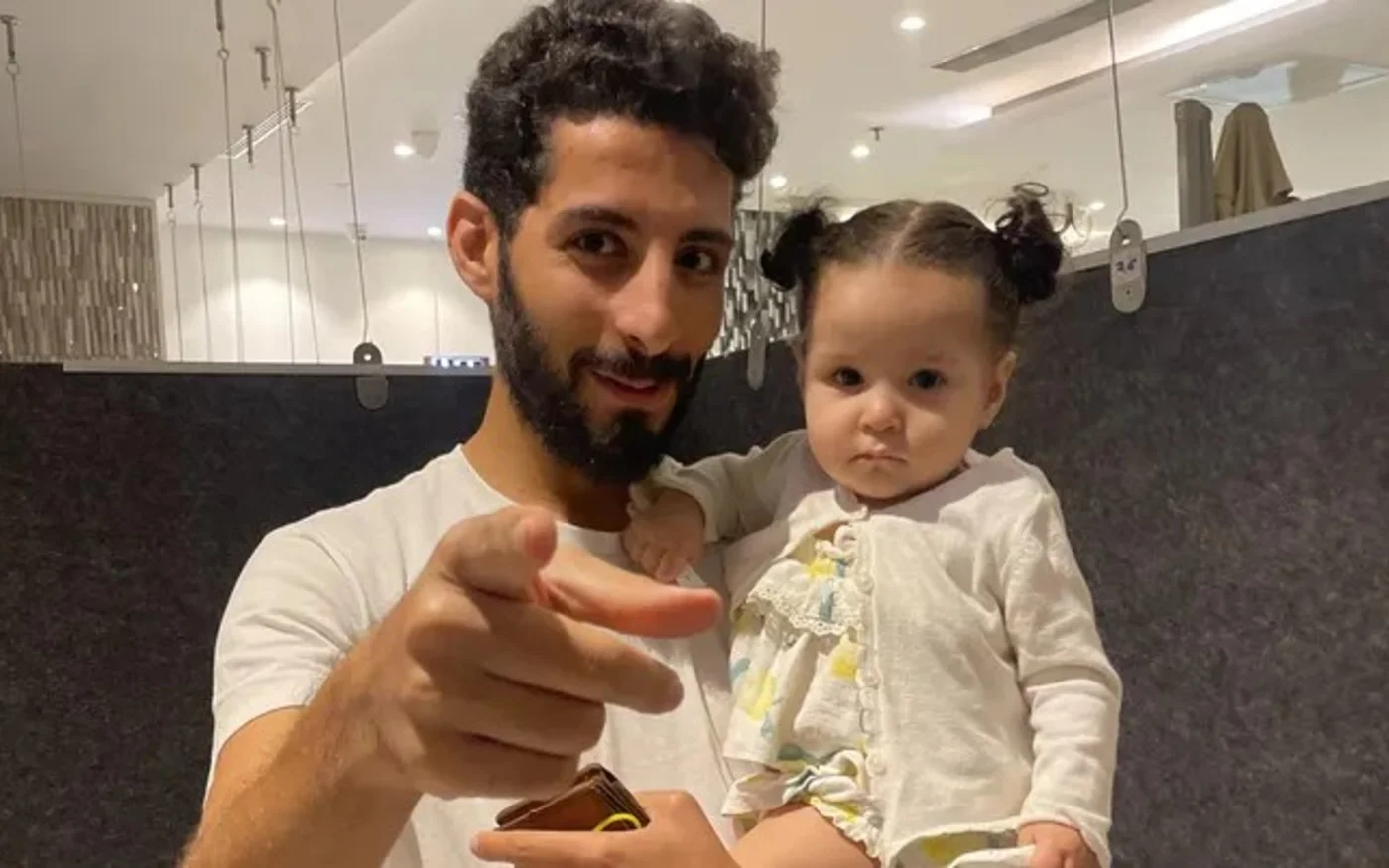 Kamel was in the process of applying for an American spousal visa so he could join his wife and two children in New York (Supplied)